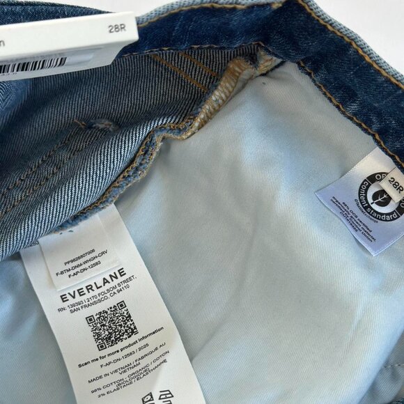 Everlane The Way High Curve Jean in Ocean, Size 28 - Picture 8 of 9